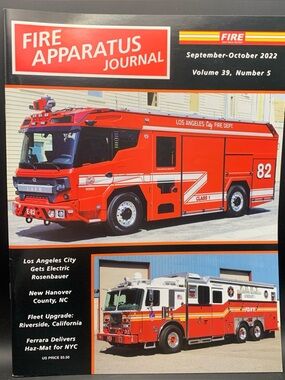 Fire Apparatus Journal Sept Oct 2022 Vol 39 Number 5 Los Angeles New Hanover